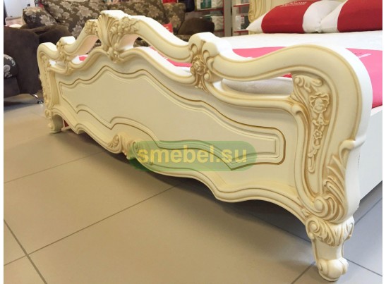 Спальня Мона Лиза 180x200 с мягким изголовьем крем