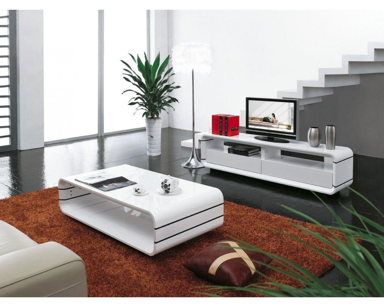 Тумба под ТВ Opus D2013 (Bright White) 1800х450х450