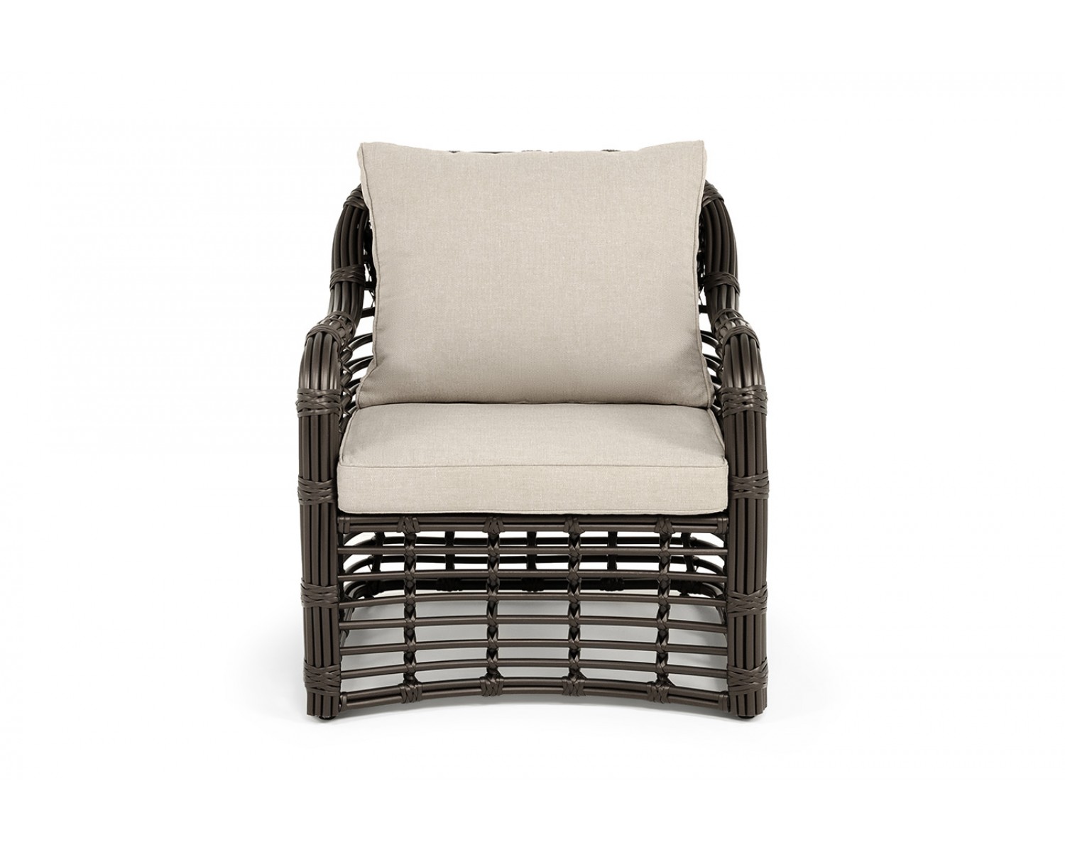 "Ницца" кресло из искусственного ротанга, цвет бронзовый