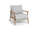 "Копенгаген" лаунж-зона 5-местная плетеная из роупа, каркас тик, цвет бежевый (К)