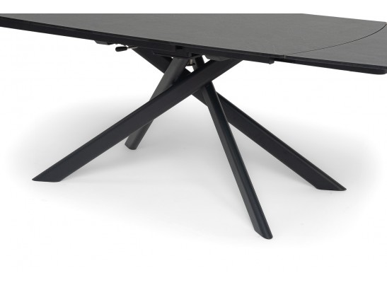 "Эльбрус" стол раздвижной из HPL 160-240х90см, H77-75, цвет столешницы "серый гранит"