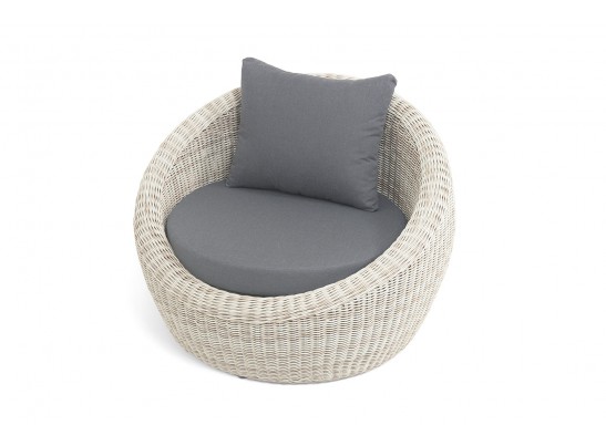 "Барселона" кресло из искусственного ротанга, цвет бежевый