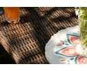 "Прованс" лаунж-зона плетеная из искусственного ротанга, цвет коричневый