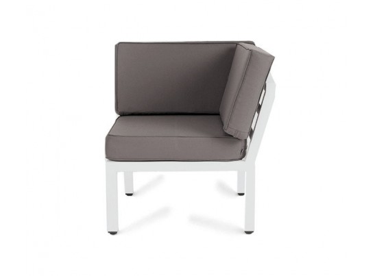 "Глория" модуль диванный угловой, каркас из алюминия