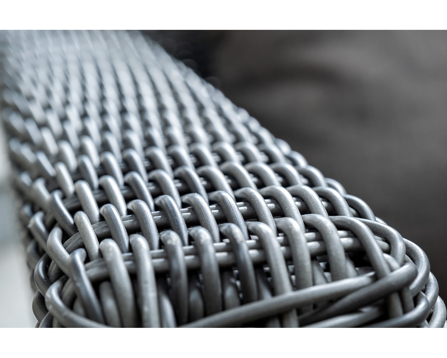 "Капучино Сингл" лаунж-зона из искусственного ротанга, цвет графит