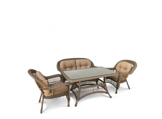 Комплект плетеной мебели T130/LV-520BB-Beige_Beige