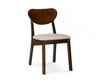 Деревянный стул Loid dirty oak / light beige