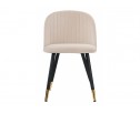 Стул на металлокаркасе Gabi beige / black / gold