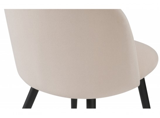 Стул на металлокаркасе Gabi beige / black / gold
