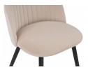 Стул на металлокаркасе Gabi beige / black / gold