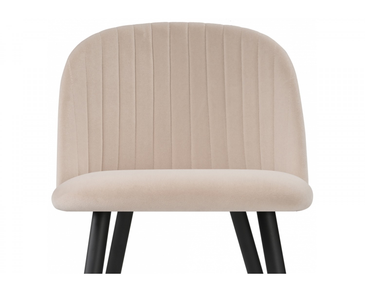 Стул на металлокаркасе Gabi beige / black / gold