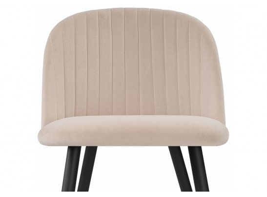 Стул на металлокаркасе Gabi beige / black / gold