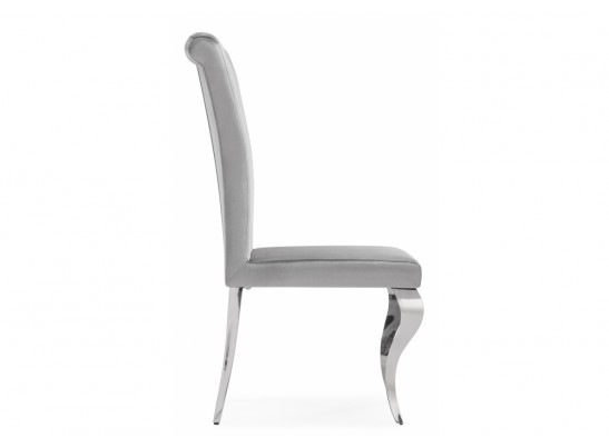 Стул на металлокаркасе Lund dark grey / steel