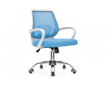 Компьютерное кресло Ergoplus blue / white