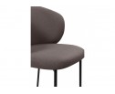 Стул на металлокаркасе Локки коричневый (elon 33) / черный