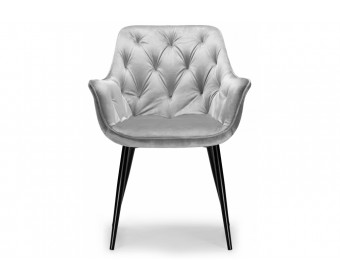 Стул на металлокаркасе Remo light gray