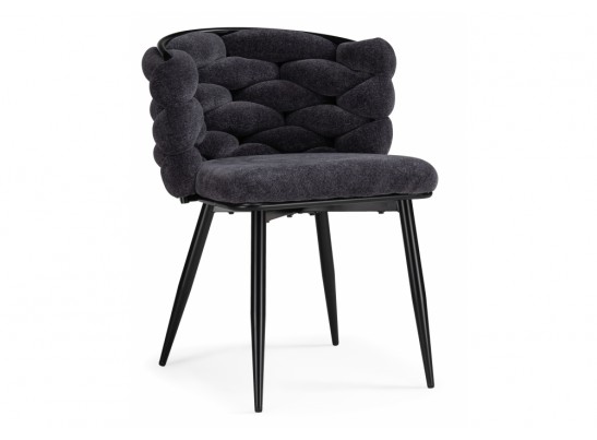Стул на металлокаркасе Rendi gray-blue / black