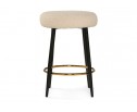 Барный стул Plato white fabric