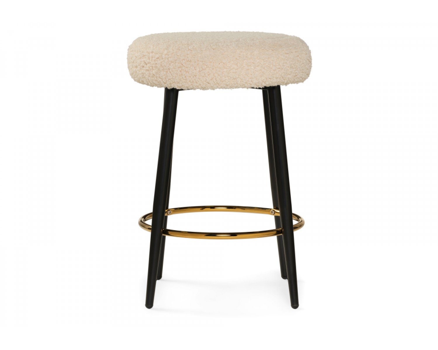Барный стул Plato white fabric