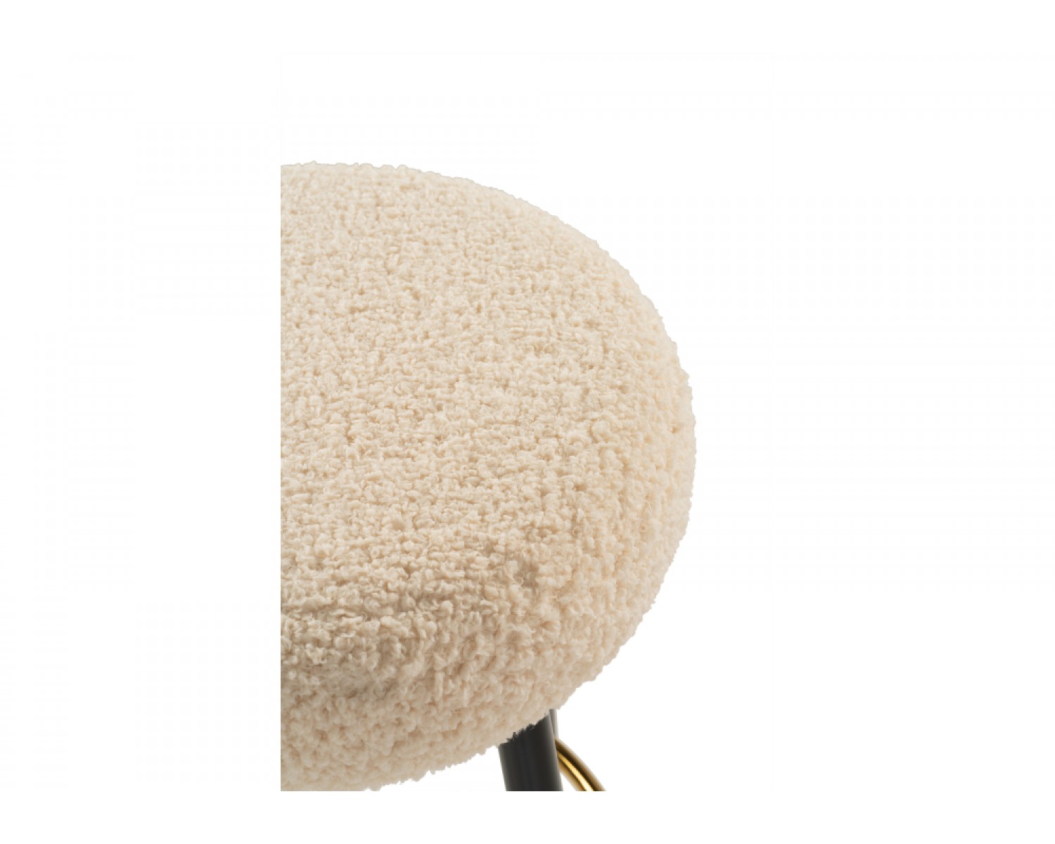 Барный стул Plato white fabric