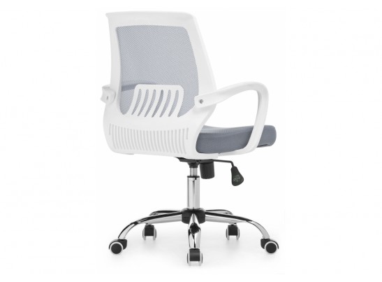 Компьютерное кресло Ergoplus light gray / white