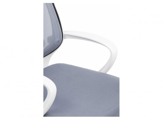 Компьютерное кресло Ergoplus light gray / white