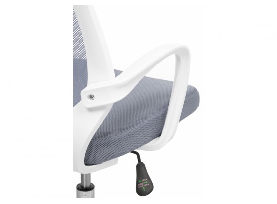 Компьютерное кресло Ergoplus light gray / white