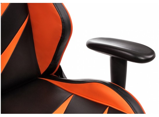 Компьютерное кресло Racer черное / оранжевое