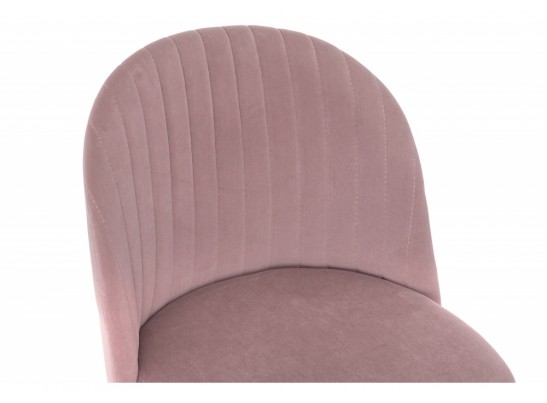 Стул на металлокаркасе Gabi 1 light purple / black