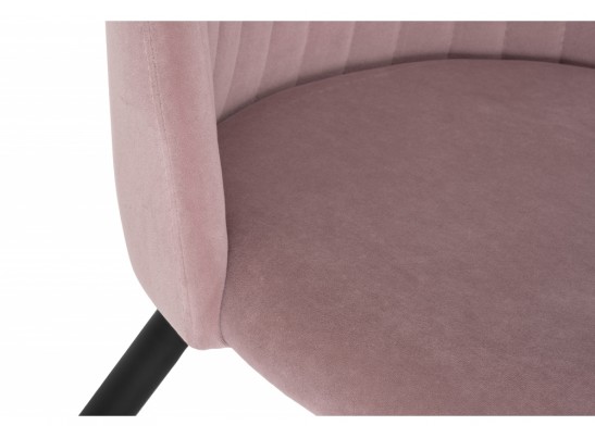 Стул на металлокаркасе Gabi 1 light purple / black