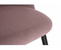Стул на металлокаркасе Gabi 1 light purple / black