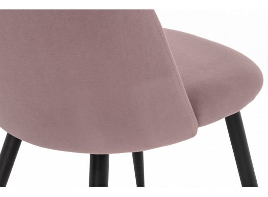 Стул на металлокаркасе Gabi 1 light purple / black