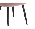 Стул на металлокаркасе Gabi 1 light purple / black
