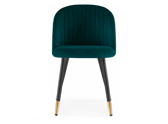 Стул на металлокаркасе Gabi green / black