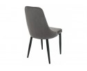 Стул на металлокаркасе Kora dark gray / black