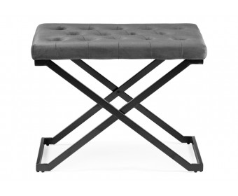 Табурет German dark grey / black