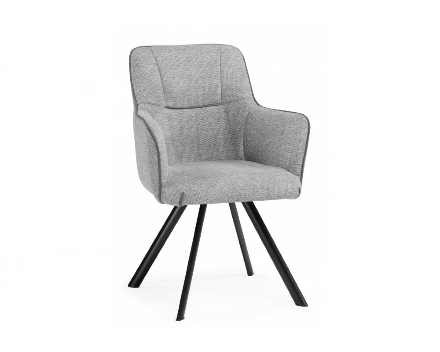 Стул на металлокаркасе Elis gray / dark gray / black