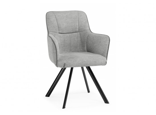 Стул на металлокаркасе Elis gray / dark gray / black