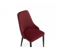 Стул на металлокаркасе Kora wine red / black