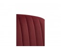 Стул на металлокаркасе Kora wine red / black