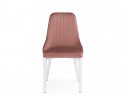 Стул на металлокаркасе Kora dark pink / white