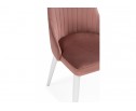 Стул на металлокаркасе Kora dark pink / white
