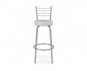 Барный стул Kuroda белый мрамор / светлый мусс