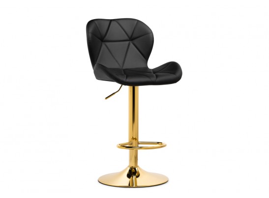 Барный стул Trio black / gold
