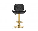 Барный стул Trio black / gold