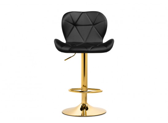 Барный стул Trio black / gold