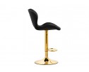 Барный стул Trio black / gold