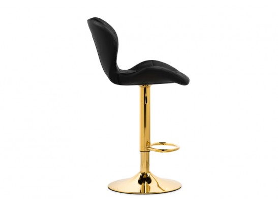 Барный стул Trio black / gold