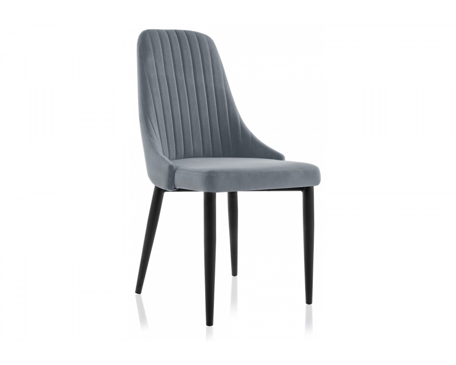 Стул на металлокаркасе Kora gray / black