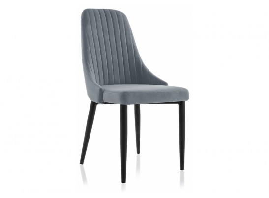 Стул на металлокаркасе Kora gray / black